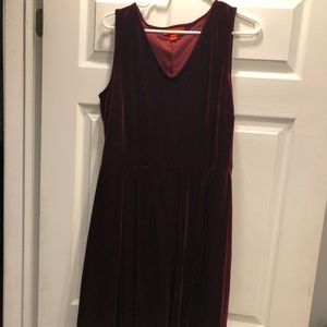 Red Velvet Dress